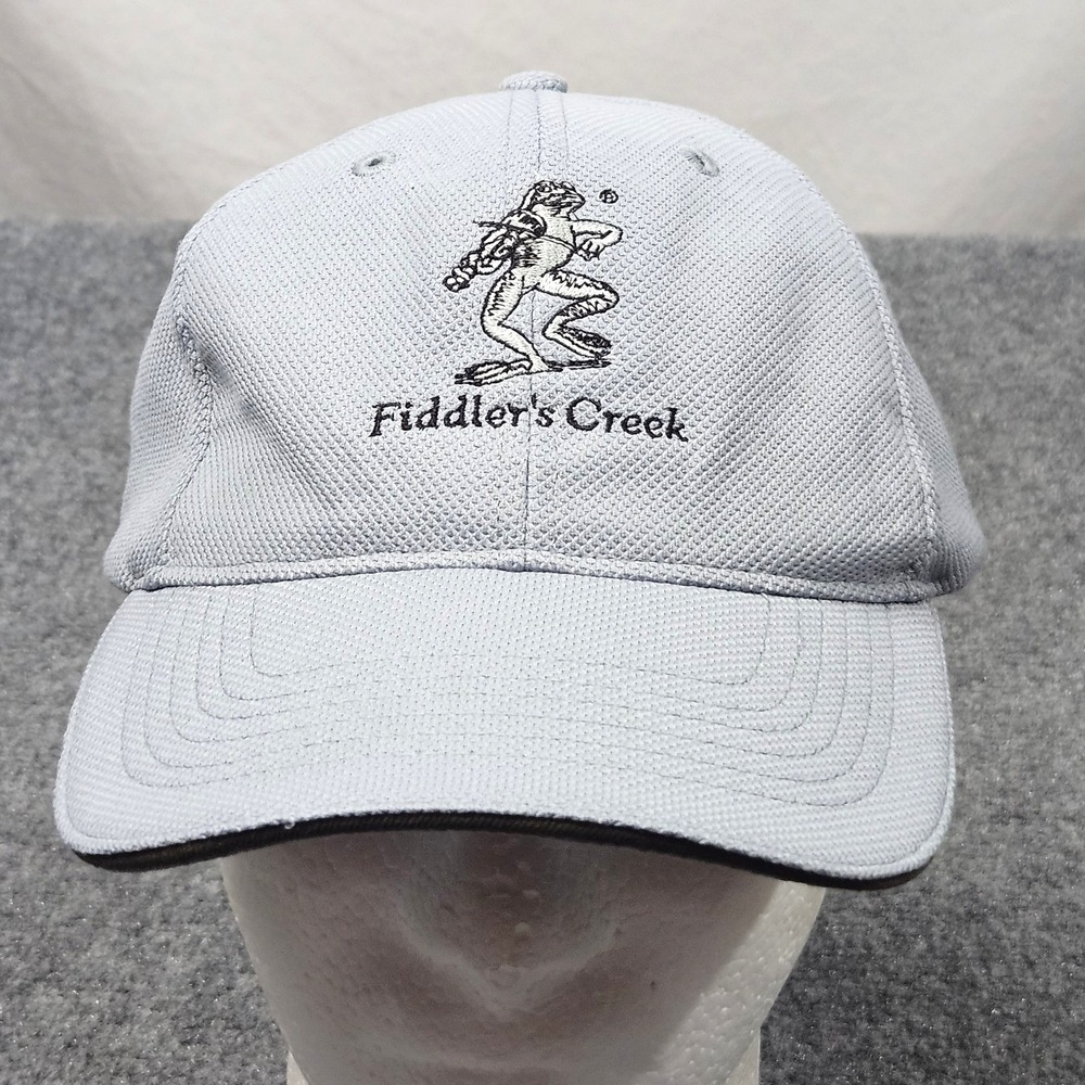 Fiddler's Creek Hat Golf Cap Gray Performance‎ Frog Naples Florida Retirement